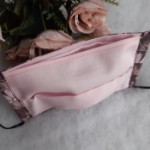 ULIZE Handmade Bordo ar rakstu Children's face mask