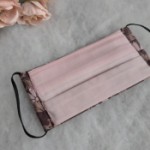 ULIZE Handmade Bordo ar rakstu Children's face mask