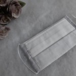 ULIZE Handmade Pelēka ar baltām zvaigznēm Face mask